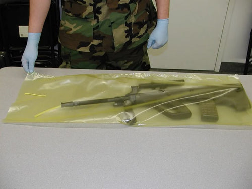 ICT510-C VCI Weapon Bag - Ferrous Clear - 14" x 60", 6 mil (Single Bag)