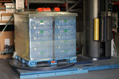 ICT510-SM VCI Stretch Film - Ferrous Yellow - 20" x 4,000', 1.25 mil