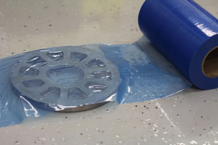 ICT510-MSF VCI Masking Film - Ferrous Blue - 10" x 500', 3 mil