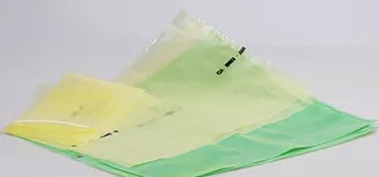 ICT VCI Flat Bags - Multimetal Blue - 12' x 18', 4 mil